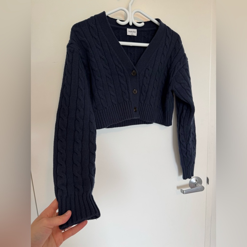 Aritzia Wool blend cardigan - Picture 2 of 6